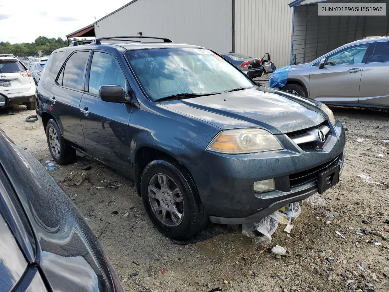 2005 Acura Mdx Touring VIN: 2HNYD18965H551966 Lot: 70017504