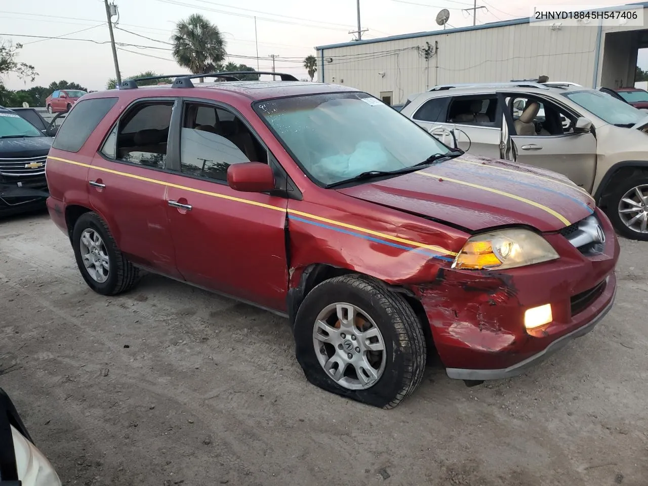 2005 Acura Mdx Touring VIN: 2HNYD18845H547406 Lot: 70749264