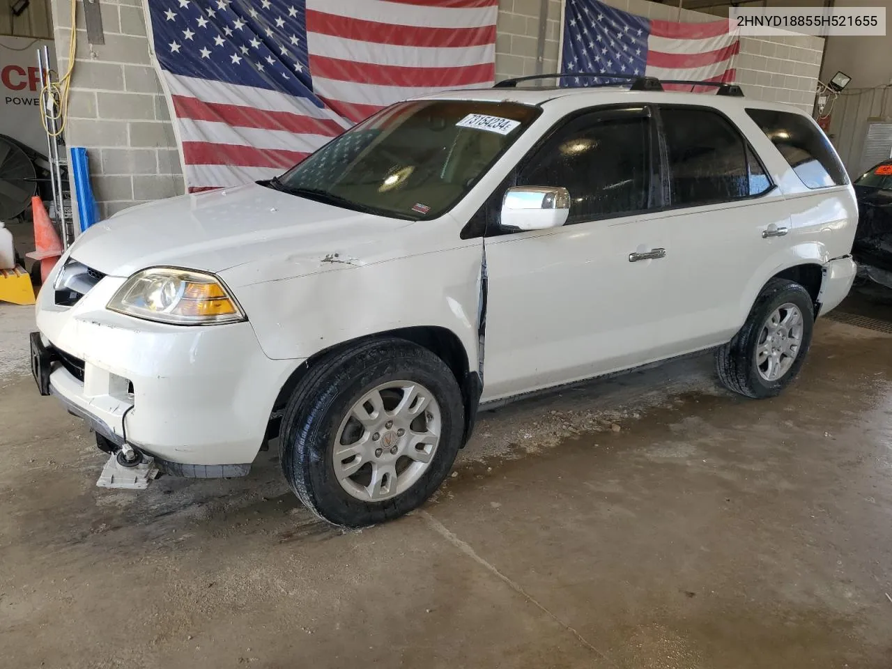 2005 Acura Mdx Touring VIN: 2HNYD18855H521655 Lot: 73154234