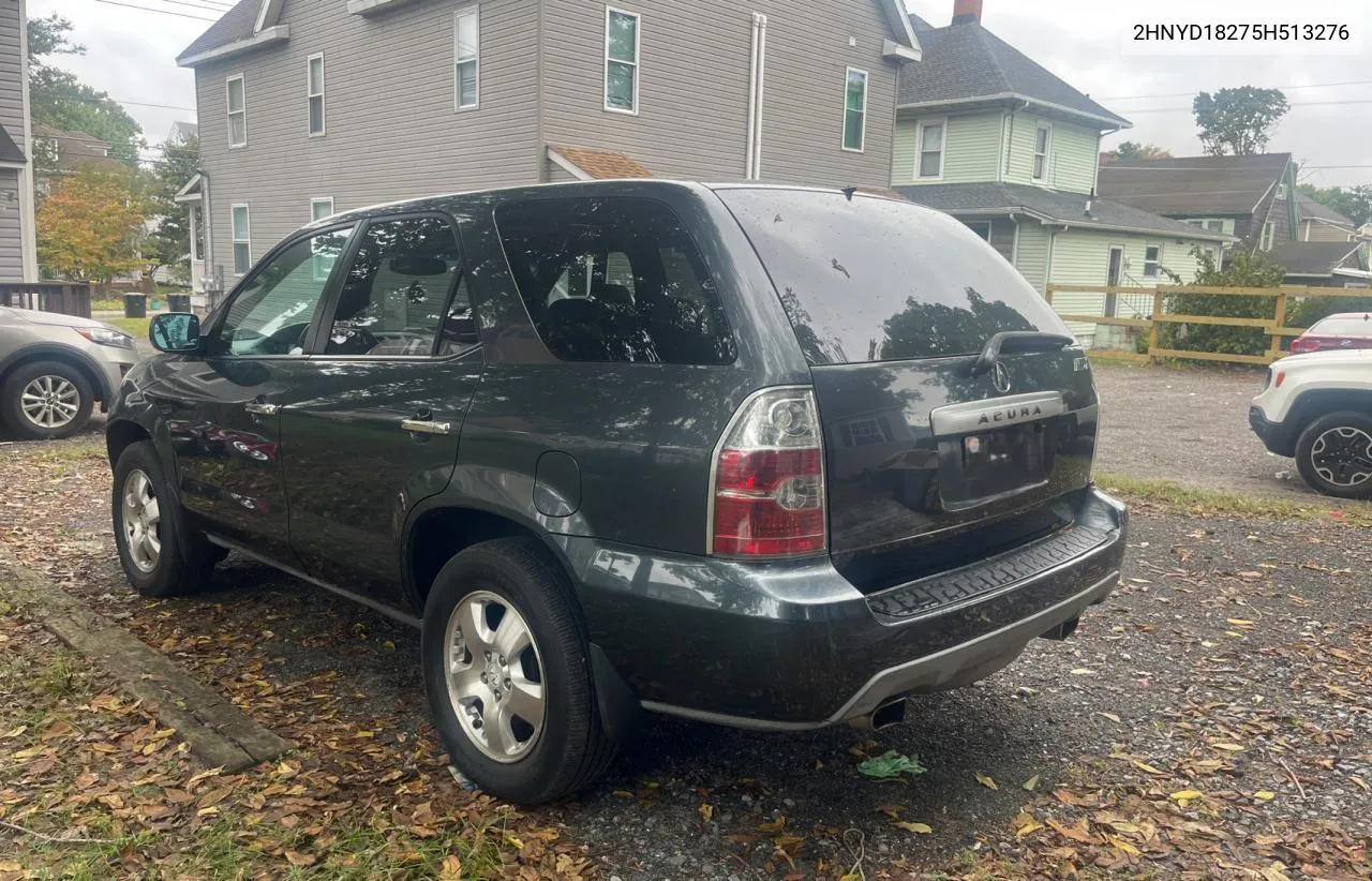 2005 Acura Mdx VIN: 2HNYD18275H513276 Lot: 74435504