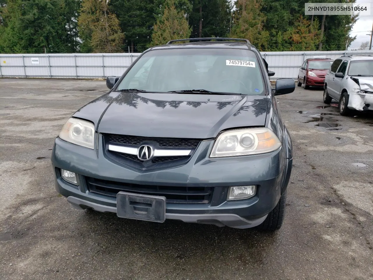 2005 Acura Mdx Touring VIN: 2HNYD18955H510664 Lot: 74579754