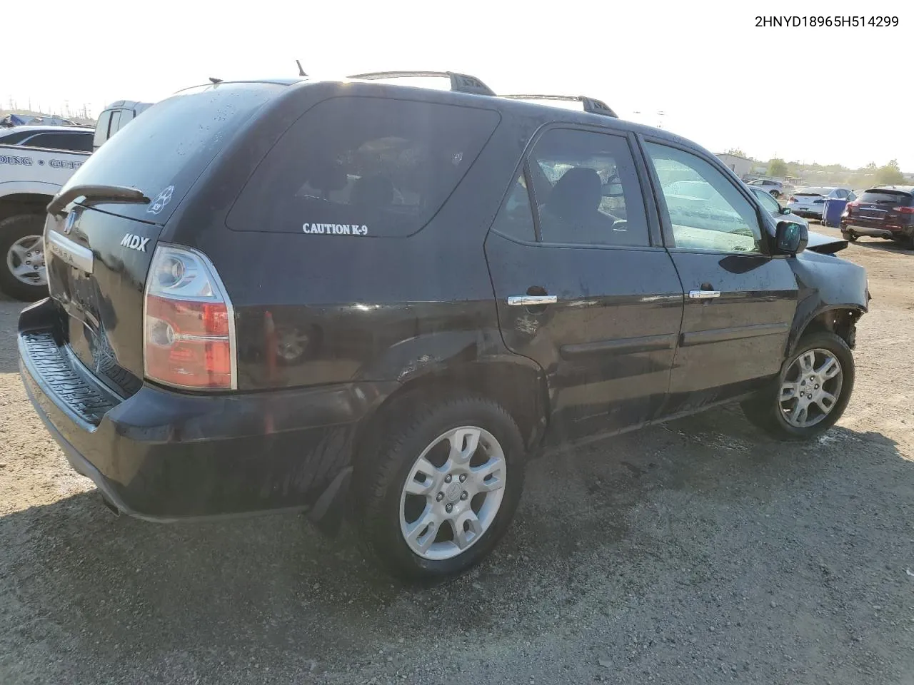 2005 Acura Mdx Touring VIN: 2HNYD18965H514299 Lot: 75220624