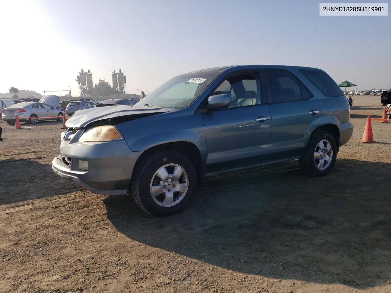 2005 Acura Mdx VIN: 2HNYD18285H549901 Lot: 75368154