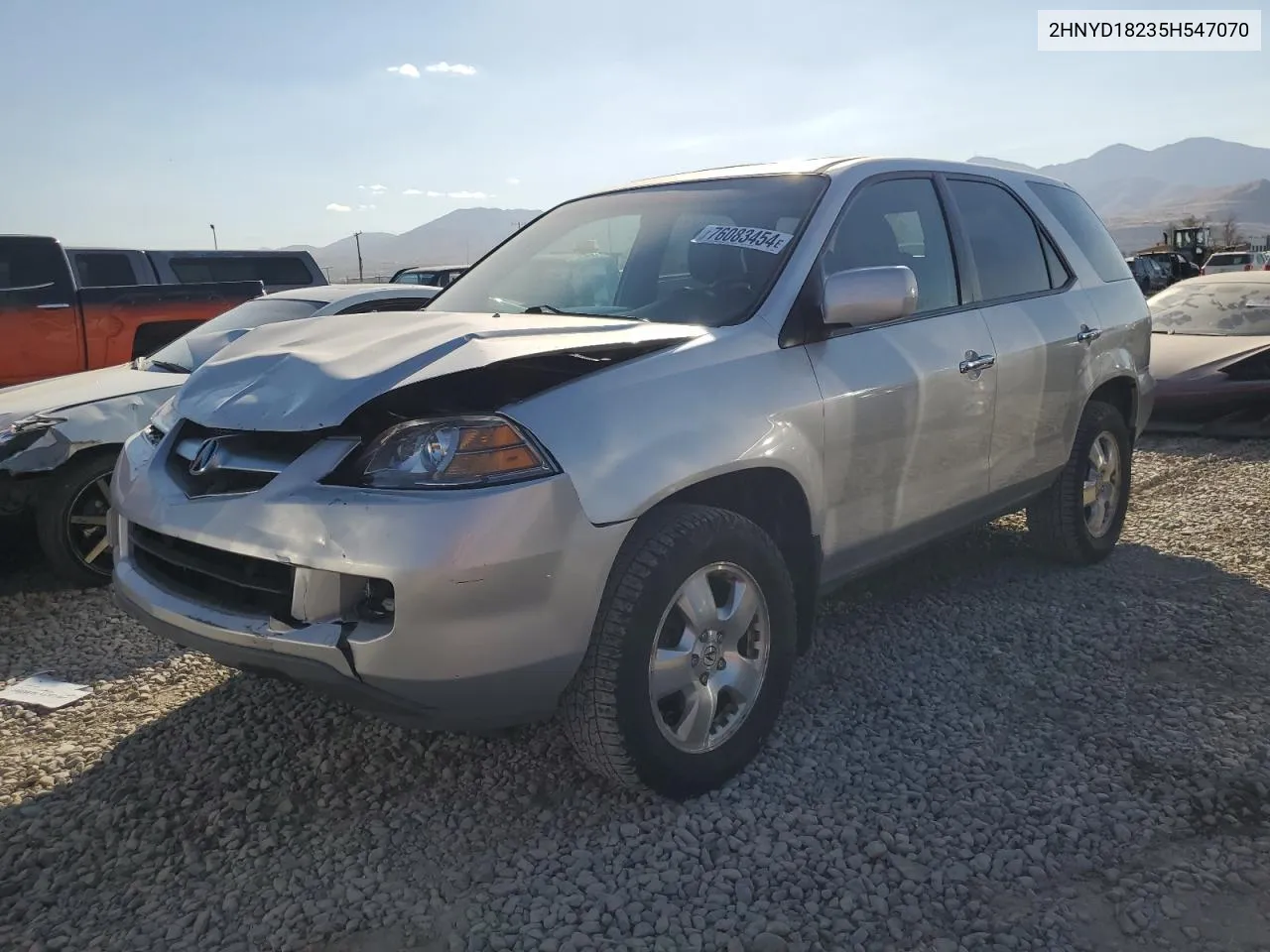 2005 Acura Mdx VIN: 2HNYD18235H547070 Lot: 76083454