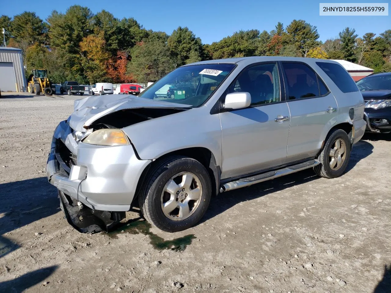 2005 Acura Mdx VIN: 2HNYD18255H559799 Lot: 76552074