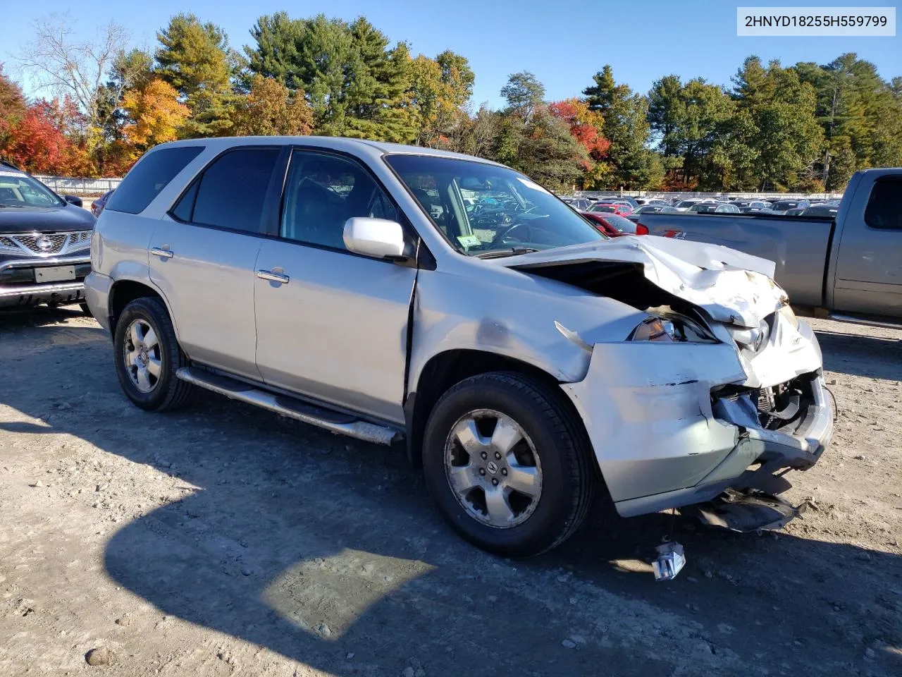 2005 Acura Mdx VIN: 2HNYD18255H559799 Lot: 76552074