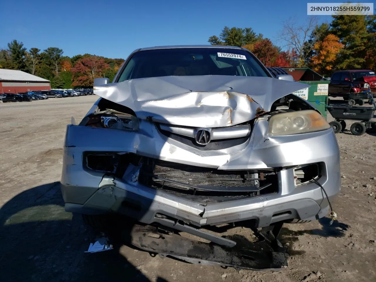 2005 Acura Mdx VIN: 2HNYD18255H559799 Lot: 76552074