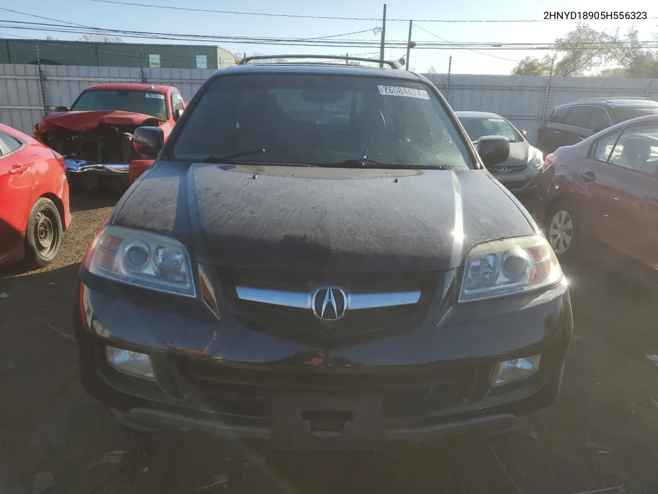 2005 Acura Mdx Touring VIN: 2HNYD18905H556323 Lot: 76584474