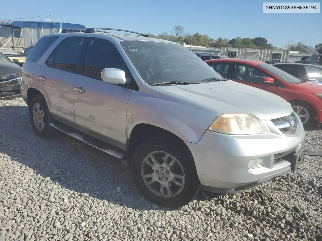 2005 Acura Mdx Touring VIN: 2HNYD18935H536194 Lot: 77438184