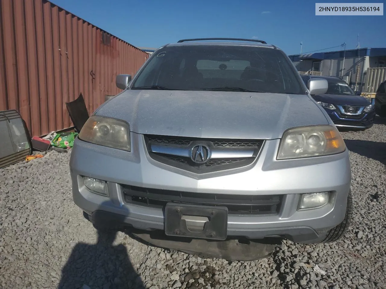 2005 Acura Mdx Touring VIN: 2HNYD18935H536194 Lot: 77438184