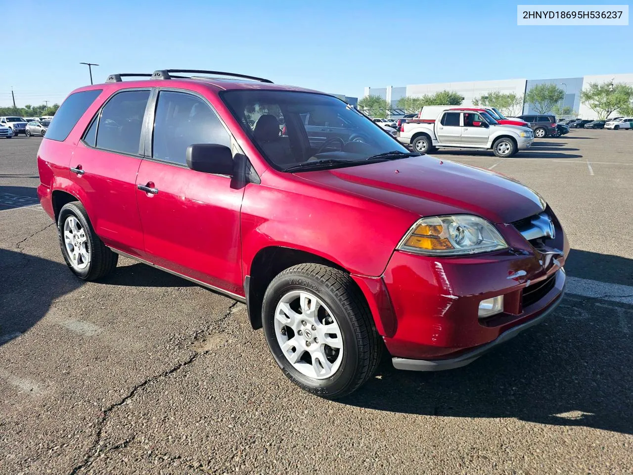 2005 Acura Mdx Touring VIN: 2HNYD18695H536237 Lot: 77916324