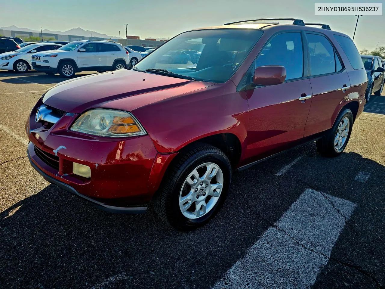 2005 Acura Mdx Touring VIN: 2HNYD18695H536237 Lot: 77916324