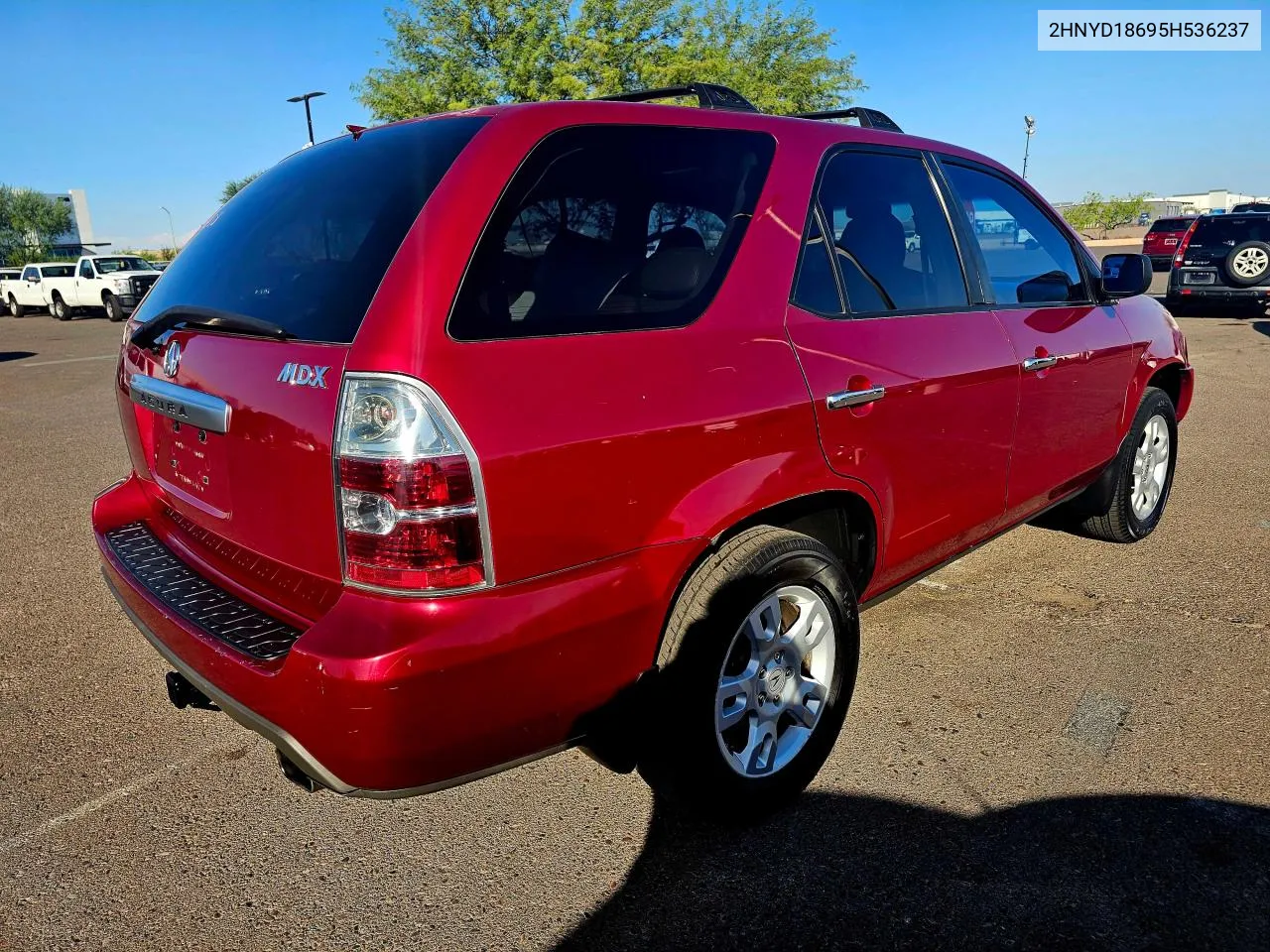 2005 Acura Mdx Touring VIN: 2HNYD18695H536237 Lot: 77916324