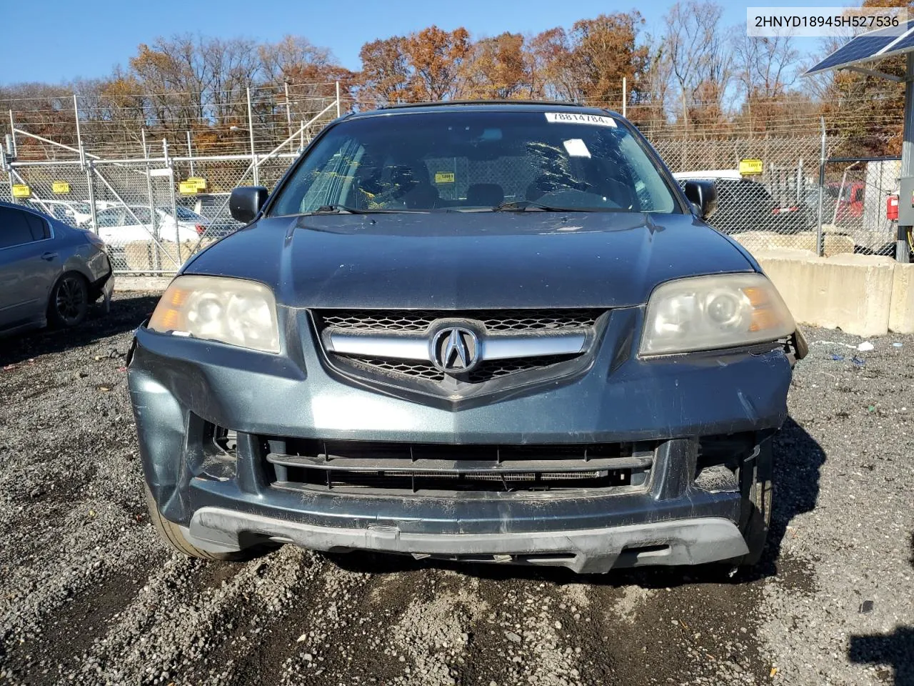 2005 Acura Mdx Touring VIN: 2HNYD18945H527536 Lot: 78814784