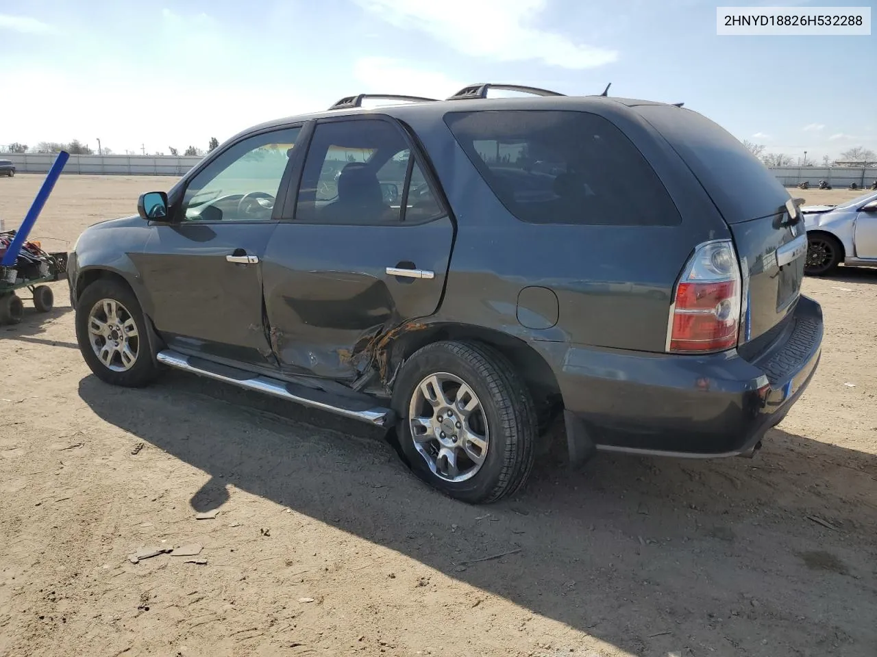 2006 Acura Mdx Touring VIN: 2HNYD18826H532288 Lot: 44973554