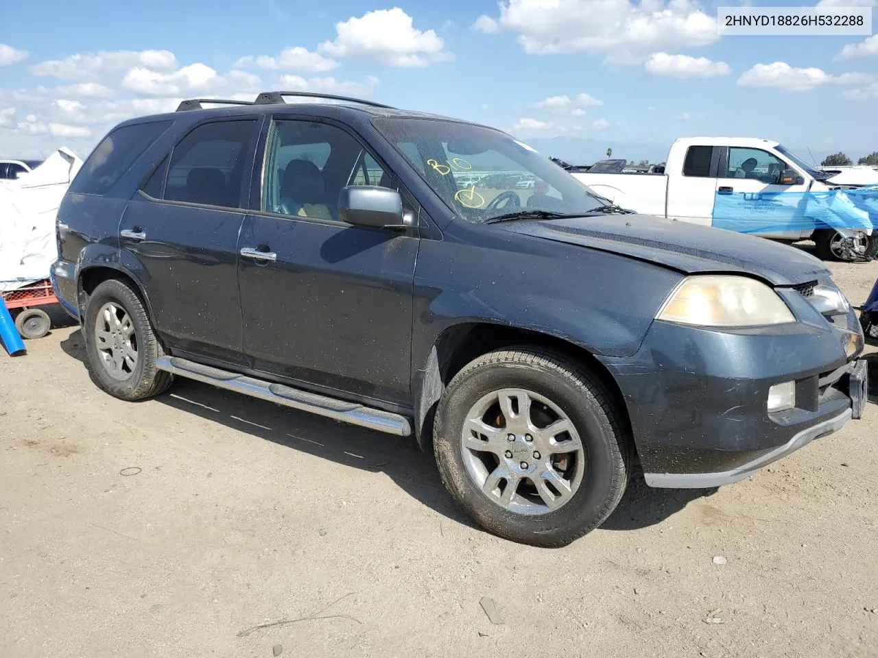 2006 Acura Mdx Touring VIN: 2HNYD18826H532288 Lot: 44973554