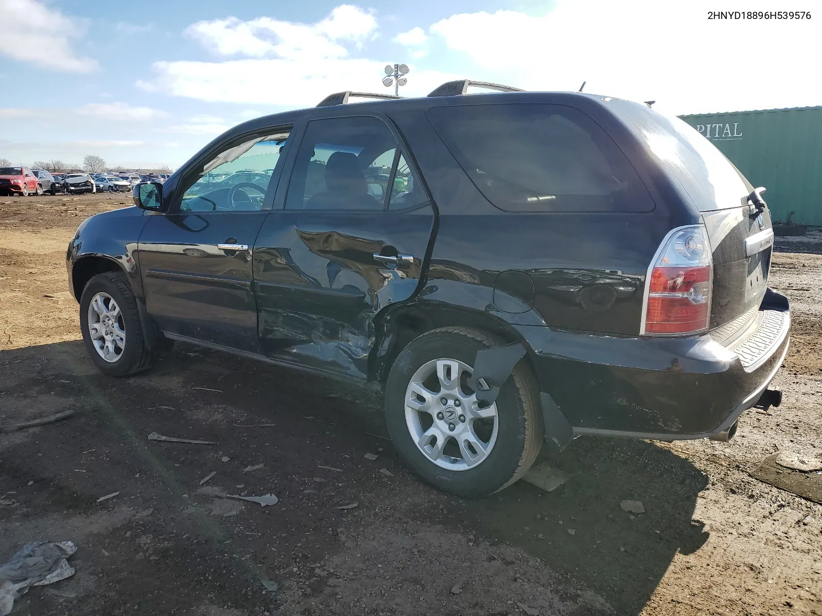 2006 Acura Mdx Touring VIN: 2HNYD18896H539576 Lot: 53385154