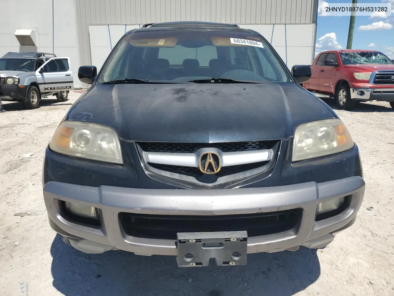 2006 Acura Mdx Touring VIN: 2HNYD18876H531282 Lot: 60341804