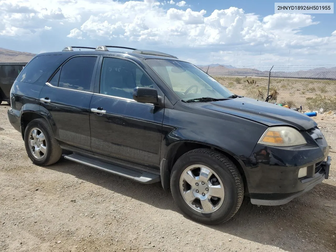 2006 Acura Mdx Touring VIN: 2HNYD18926H501955 Lot: 60570554