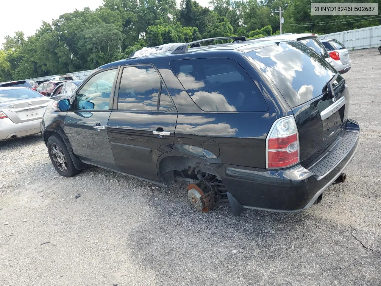 2006 Acura Mdx VIN: 2HNYD18246H502687 Lot: 63478504