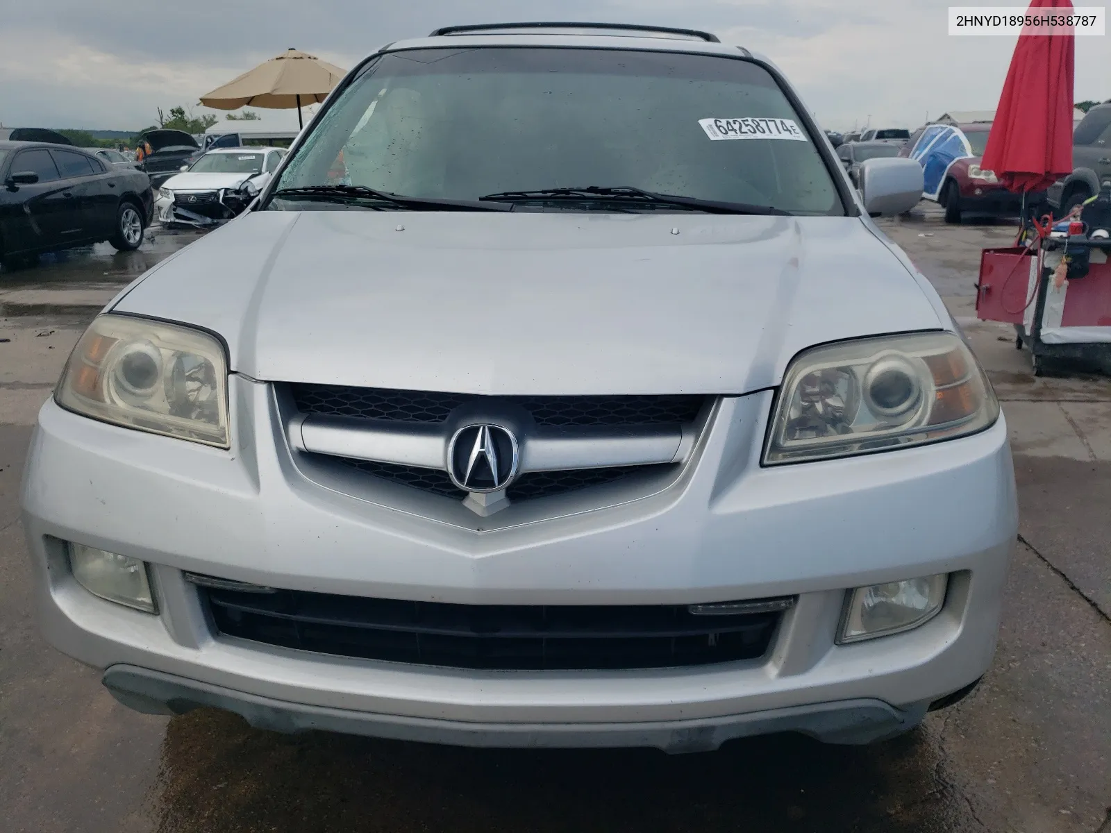 2006 Acura Mdx Touring VIN: 2HNYD18956H538787 Lot: 64258774