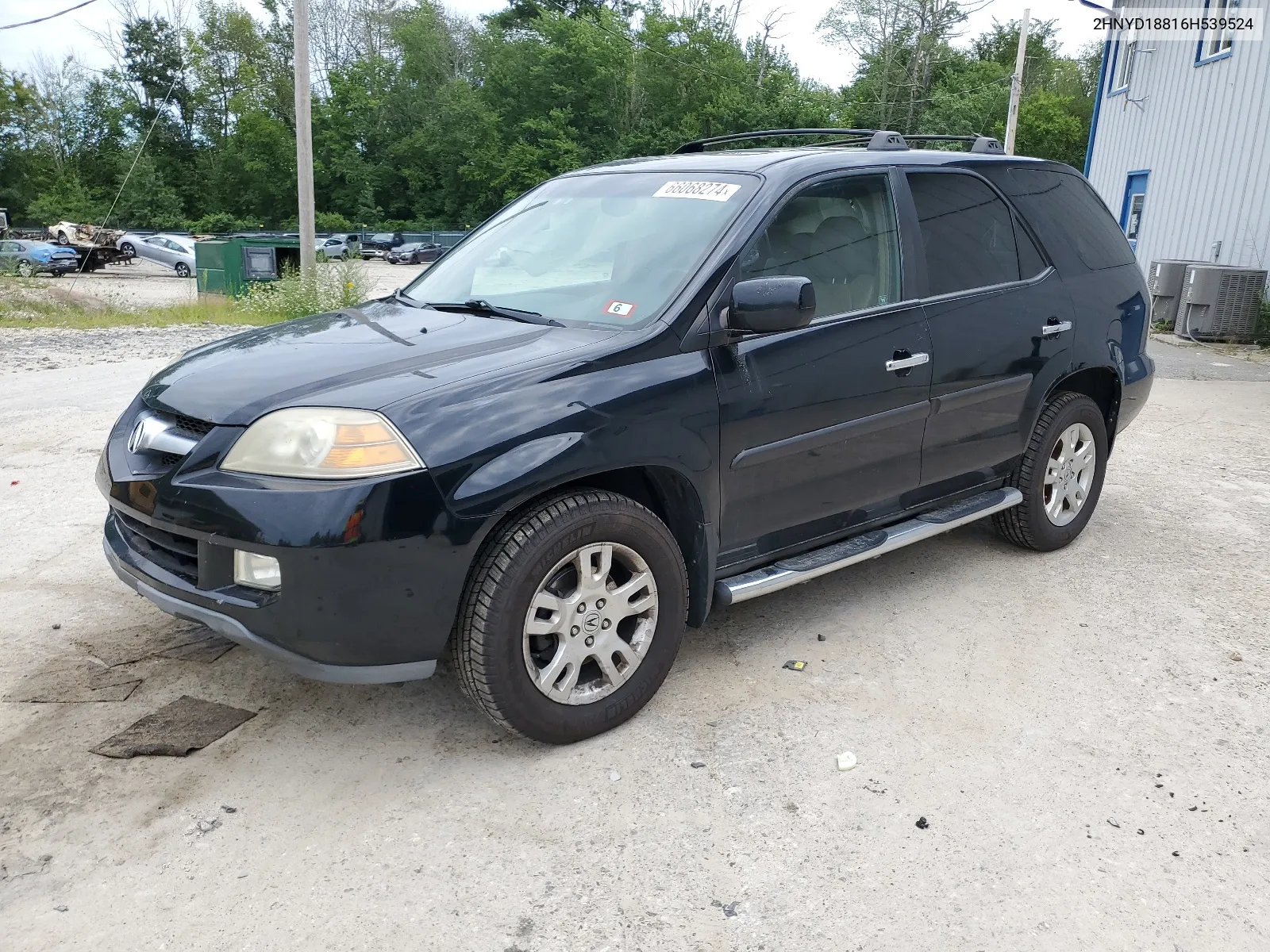 2006 Acura Mdx Touring VIN: 2HNYD18816H539524 Lot: 66068274