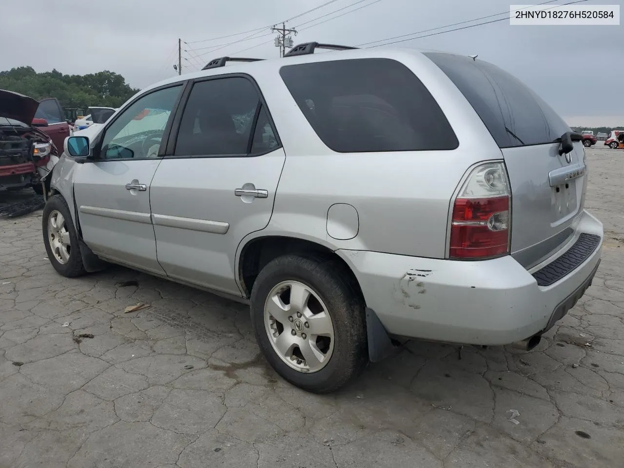 2006 Acura Mdx VIN: 2HNYD18276H520584 Lot: 66336864