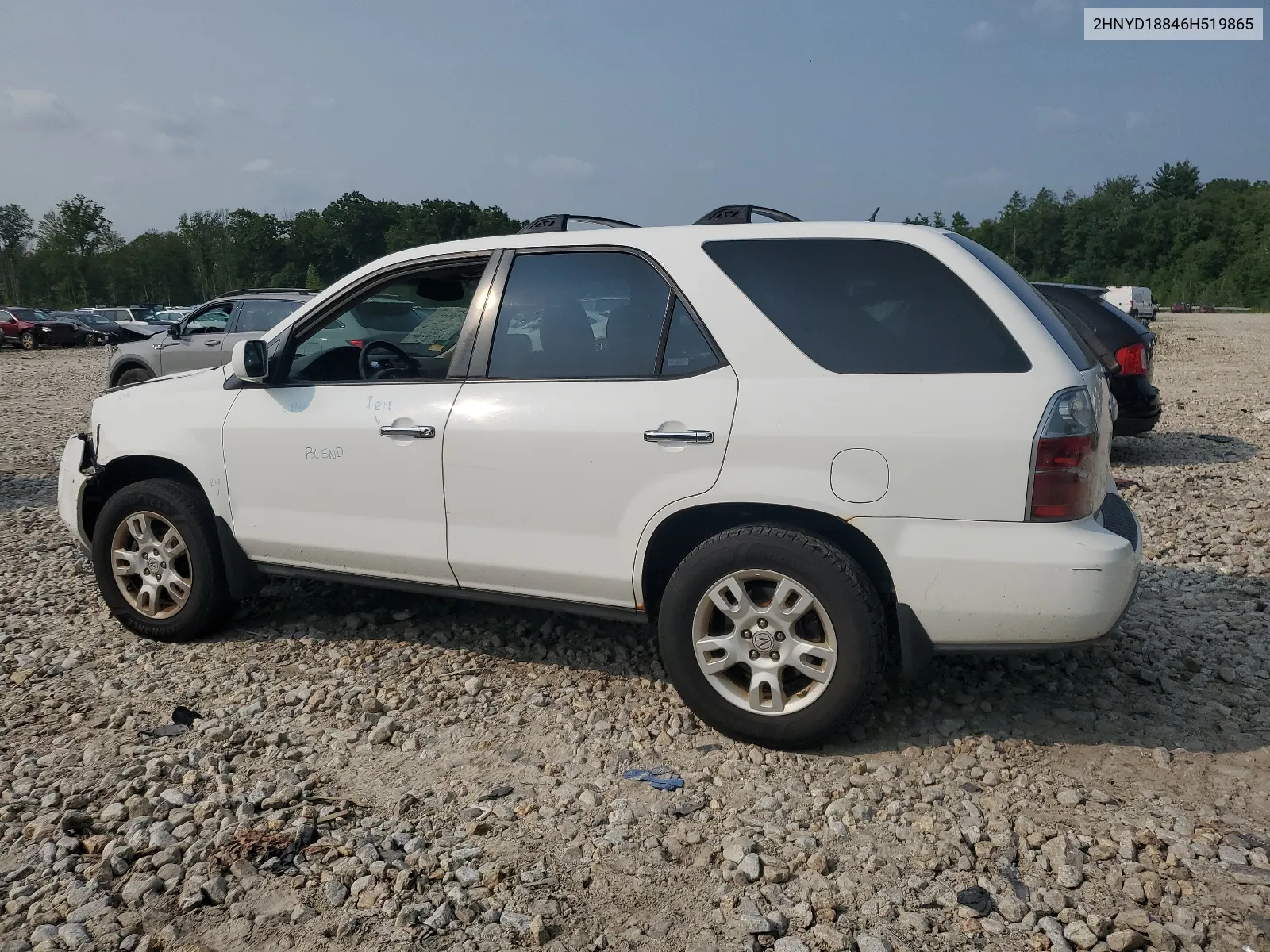 2006 Acura Mdx Touring VIN: 2HNYD18846H519865 Lot: 66582274