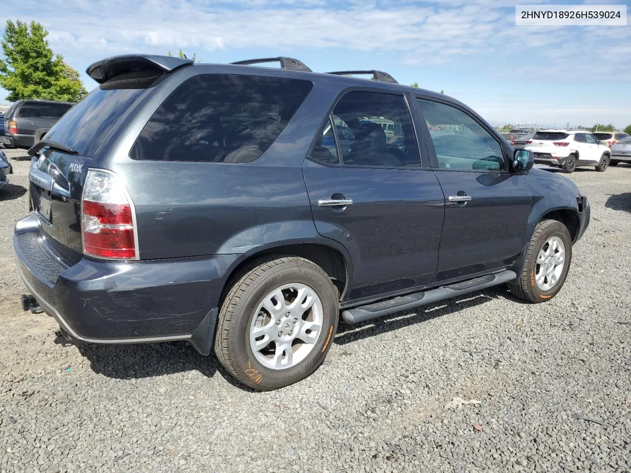 2006 Acura Mdx Touring VIN: 2HNYD18926H539024 Lot: 67788334