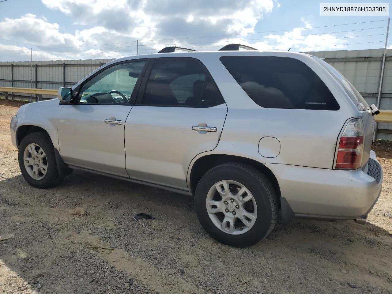 2006 Acura Mdx Touring VIN: 2HNYD18876H503305 Lot: 68217904