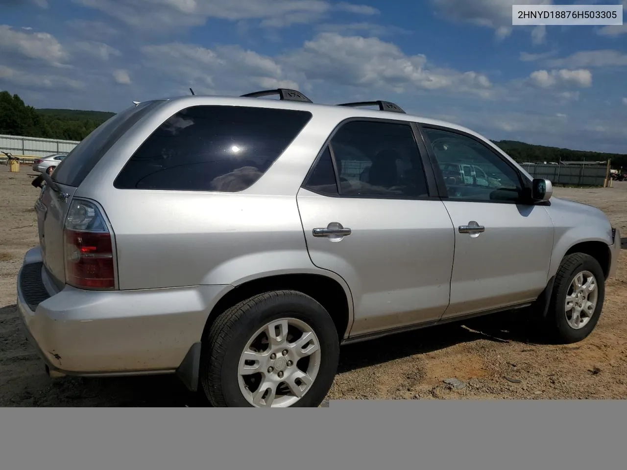 2006 Acura Mdx Touring VIN: 2HNYD18876H503305 Lot: 68217904