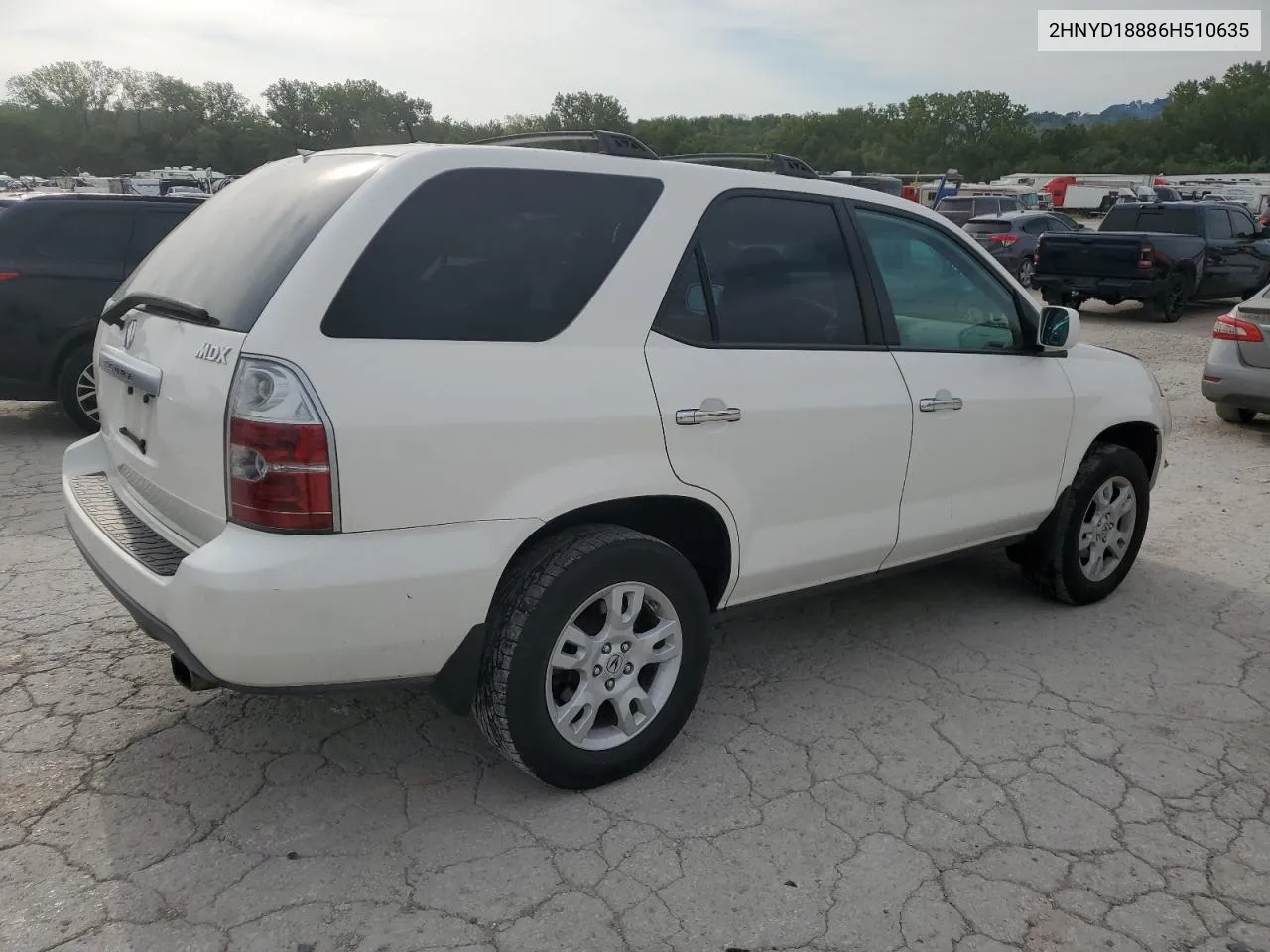 2006 Acura Mdx Touring VIN: 2HNYD18886H510635 Lot: 68646834