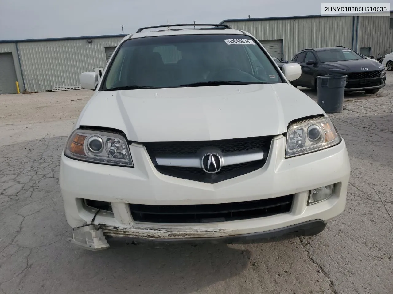 2006 Acura Mdx Touring VIN: 2HNYD18886H510635 Lot: 68646834