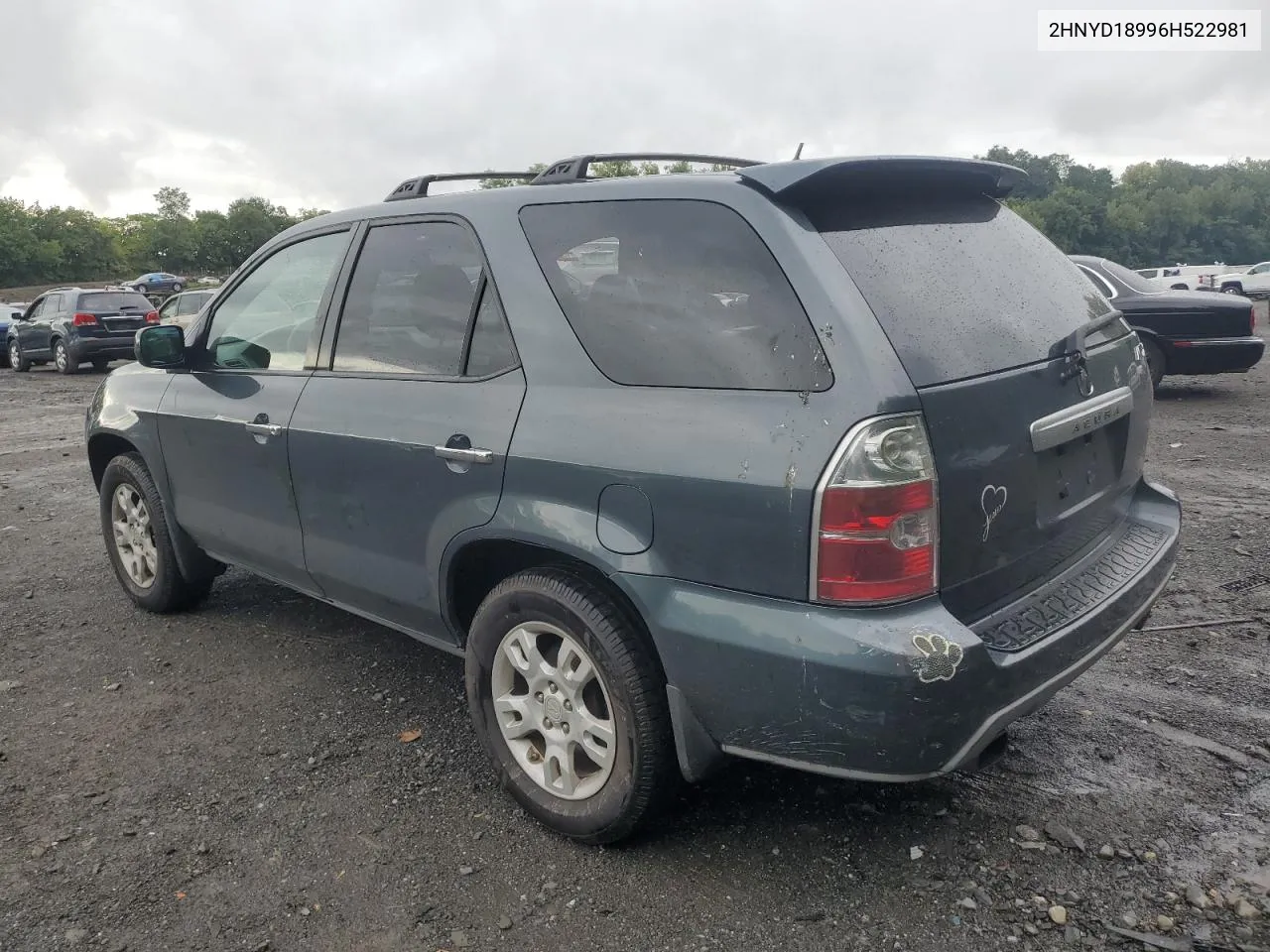 2006 Acura Mdx Touring VIN: 2HNYD18996H522981 Lot: 69051144