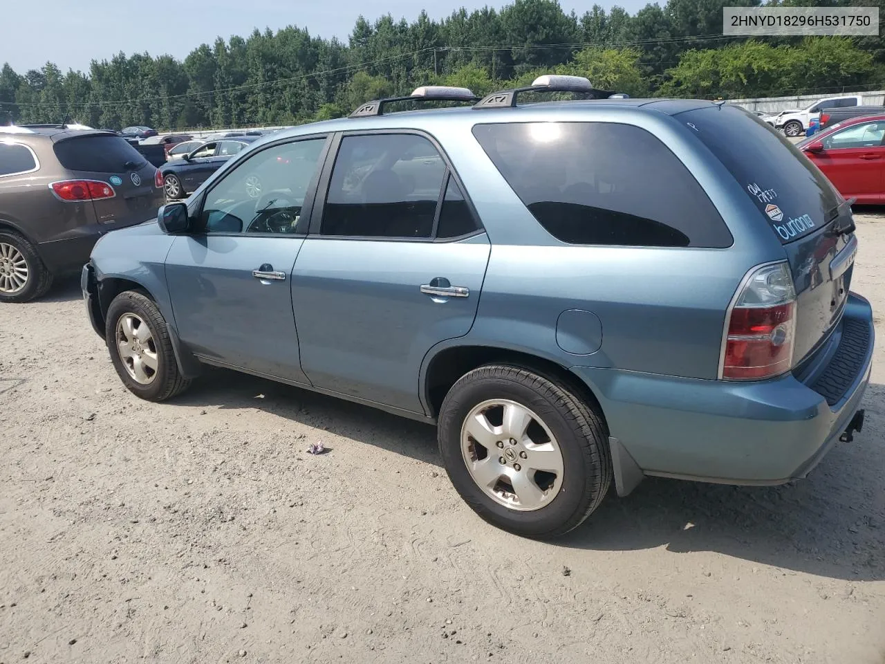 2006 Acura Mdx VIN: 2HNYD18296H531750 Lot: 69158764