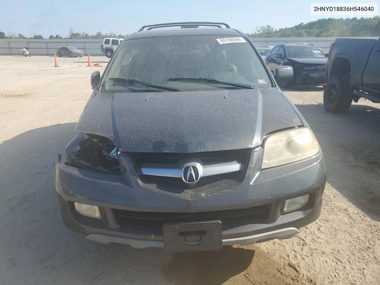 2006 Acura Mdx Touring VIN: 2HNYD18836H546040 Lot: 69168944