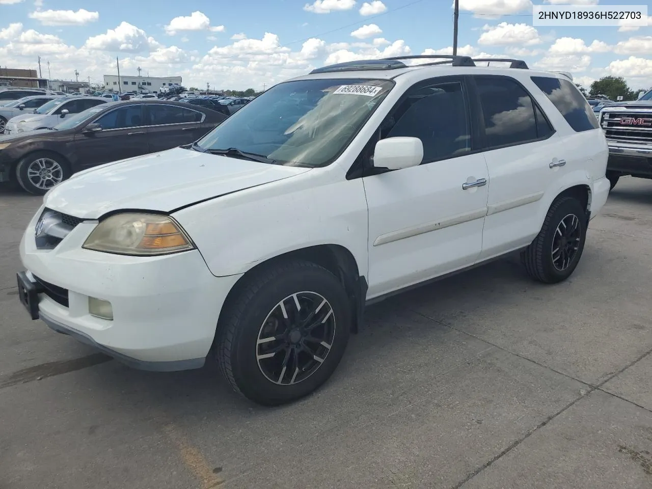 2HNYD18936H522703 2006 Acura Mdx Touring