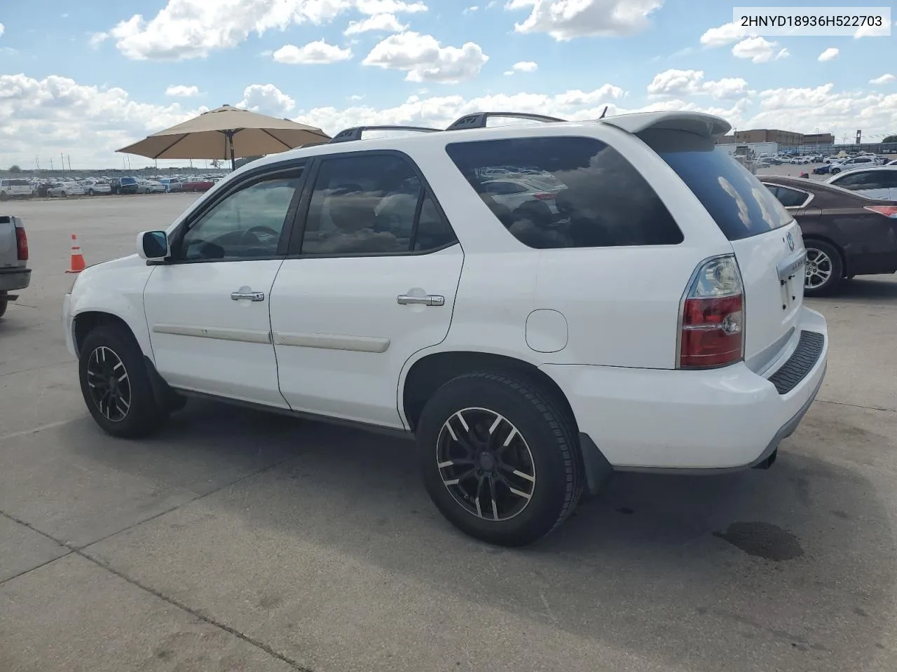 2006 Acura Mdx Touring VIN: 2HNYD18936H522703 Lot: 69288684