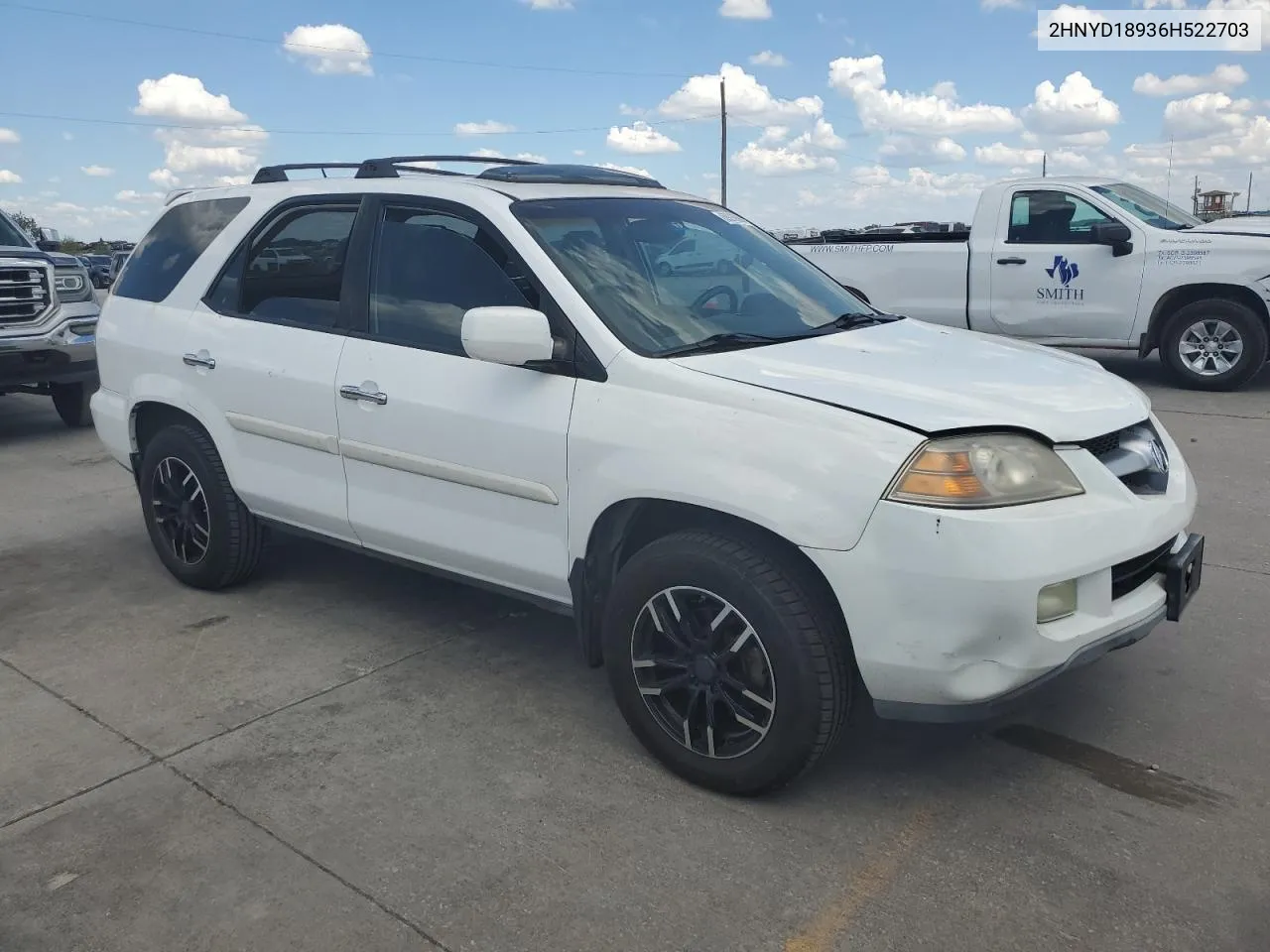 2006 Acura Mdx Touring VIN: 2HNYD18936H522703 Lot: 69288684