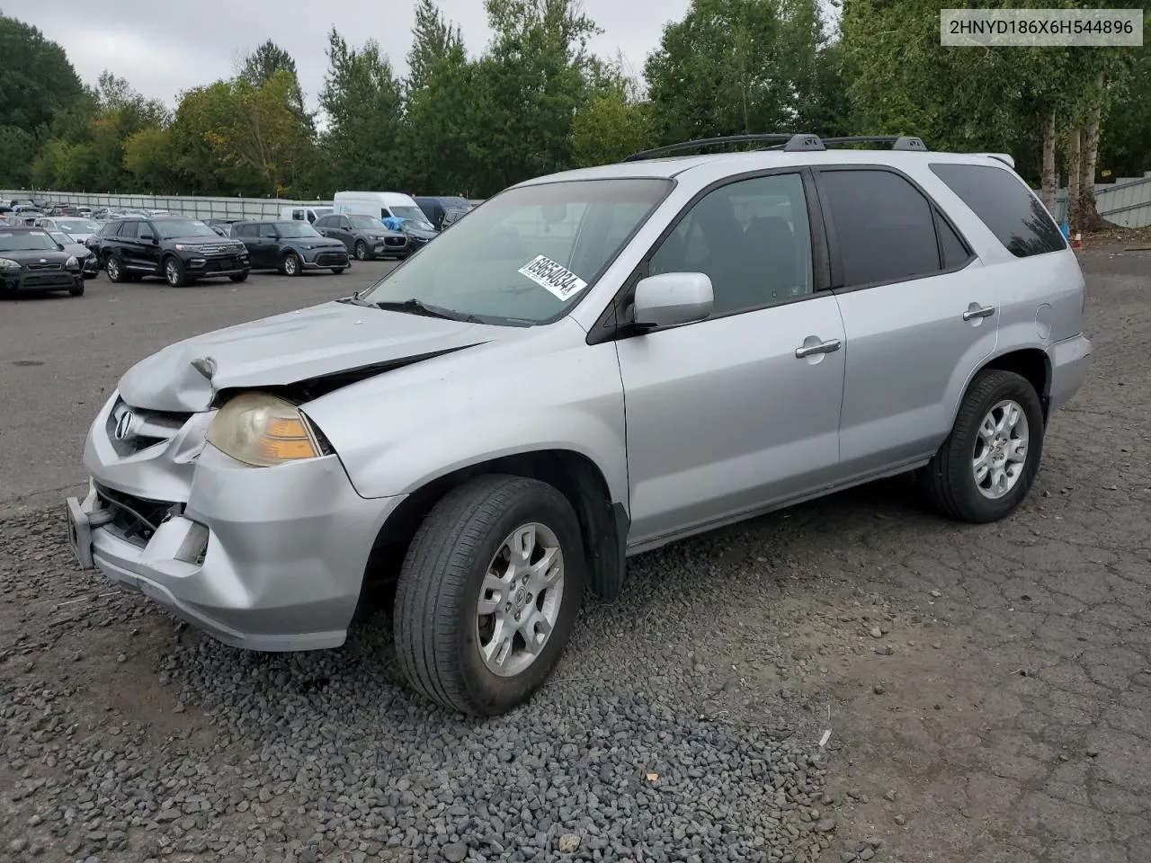 2006 Acura Mdx Touring VIN: 2HNYD186X6H544896 Lot: 69654034