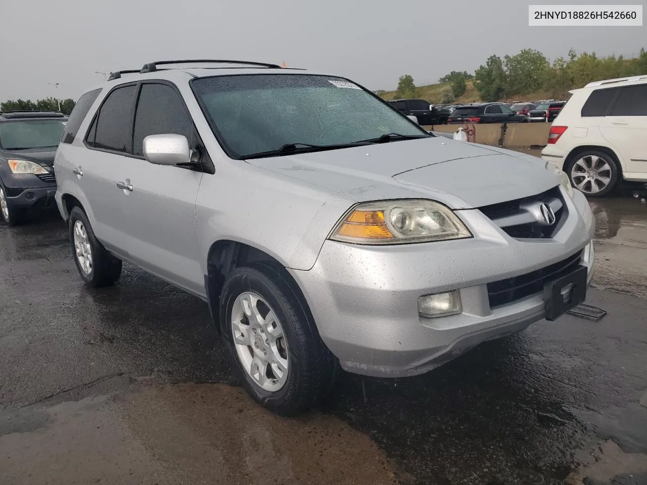 2006 Acura Mdx Touring VIN: 2HNYD18826H542660 Lot: 70378314