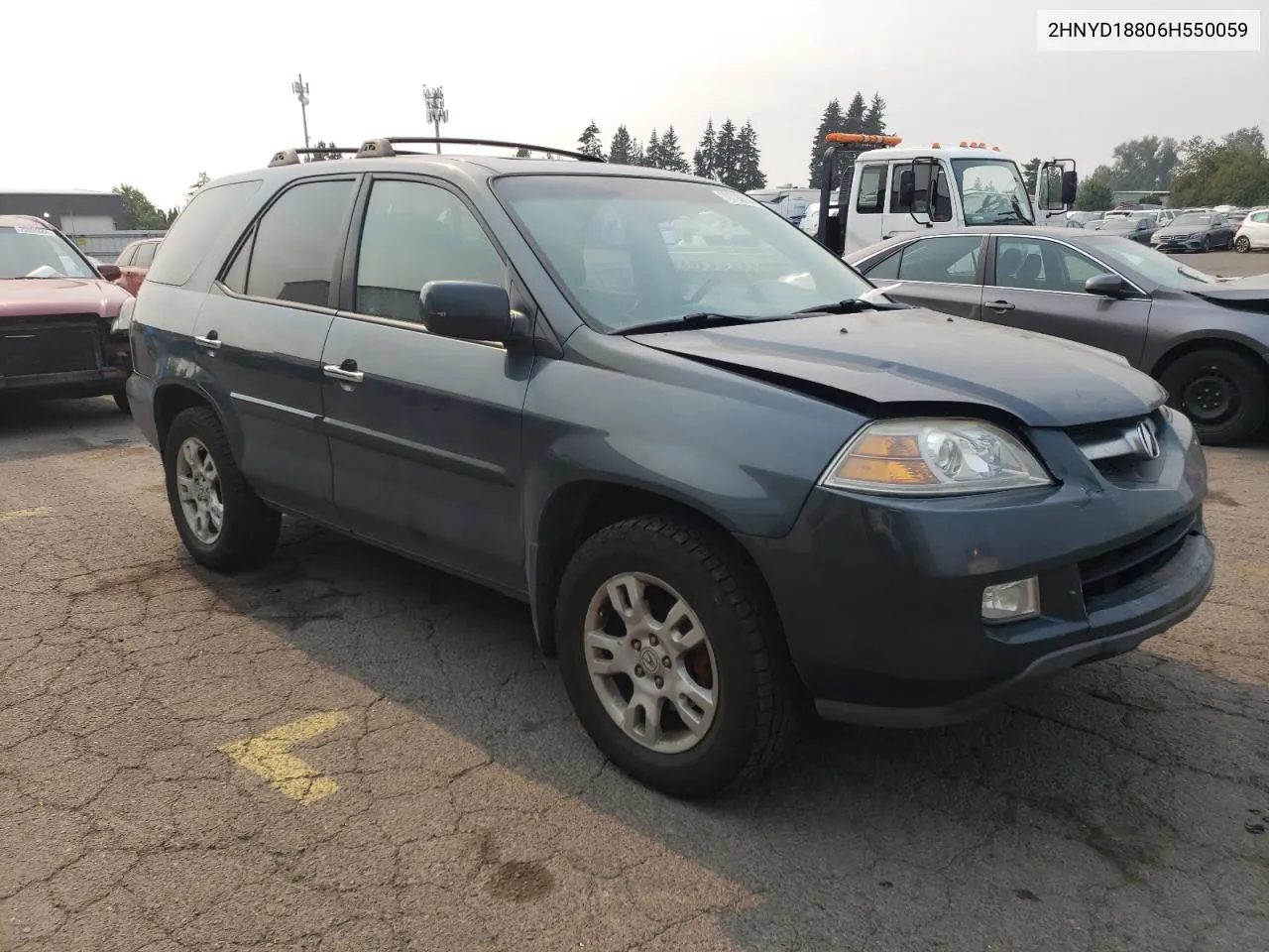 2006 Acura Mdx Touring VIN: 2HNYD18806H550059 Lot: 70790634