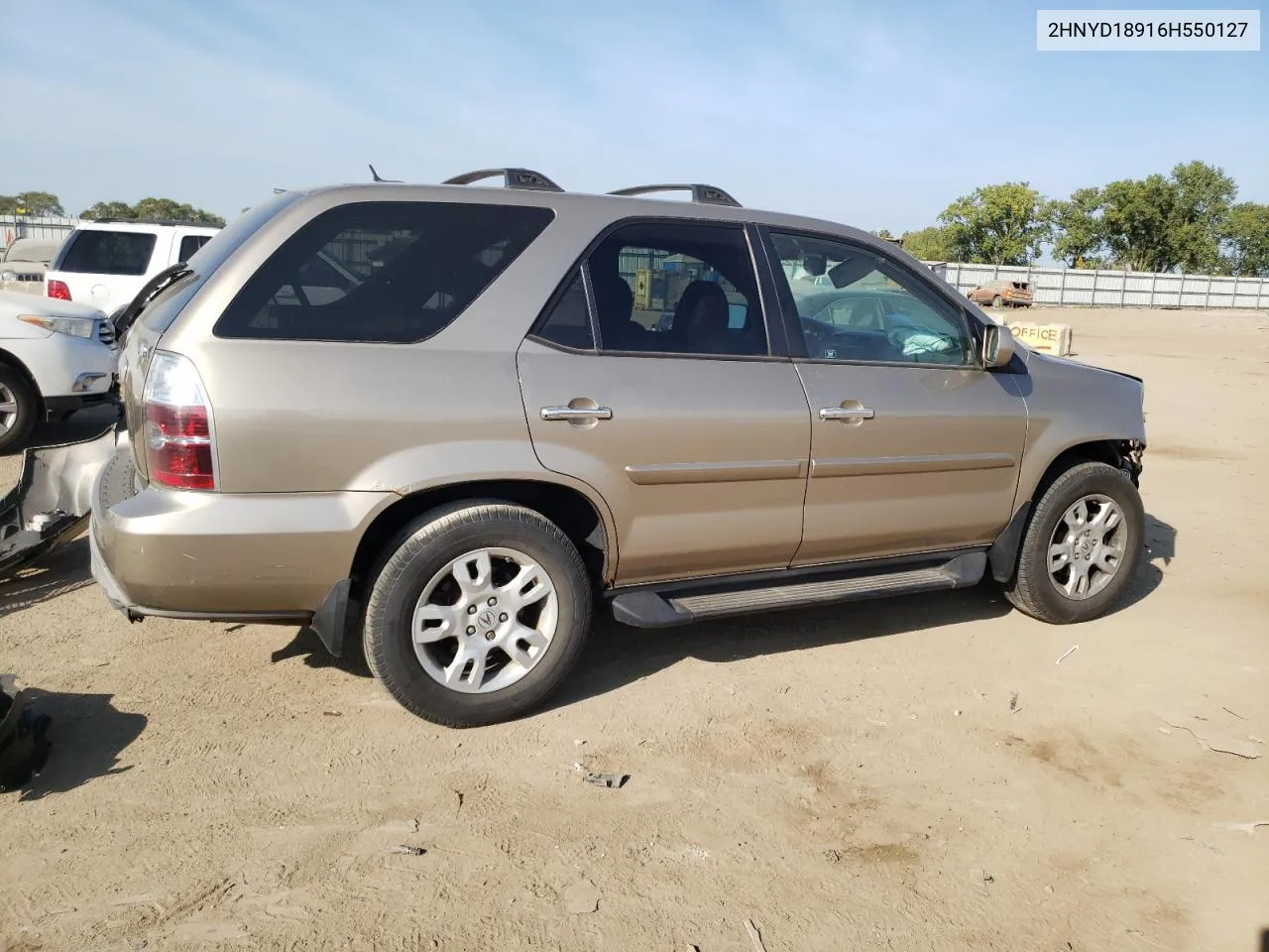 2006 Acura Mdx Touring VIN: 2HNYD18916H550127 Lot: 71109604