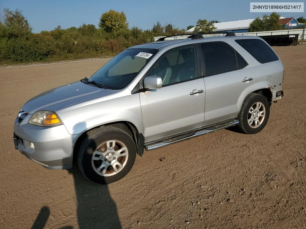 2HNYD18986H521417 2006 Acura Mdx Touring