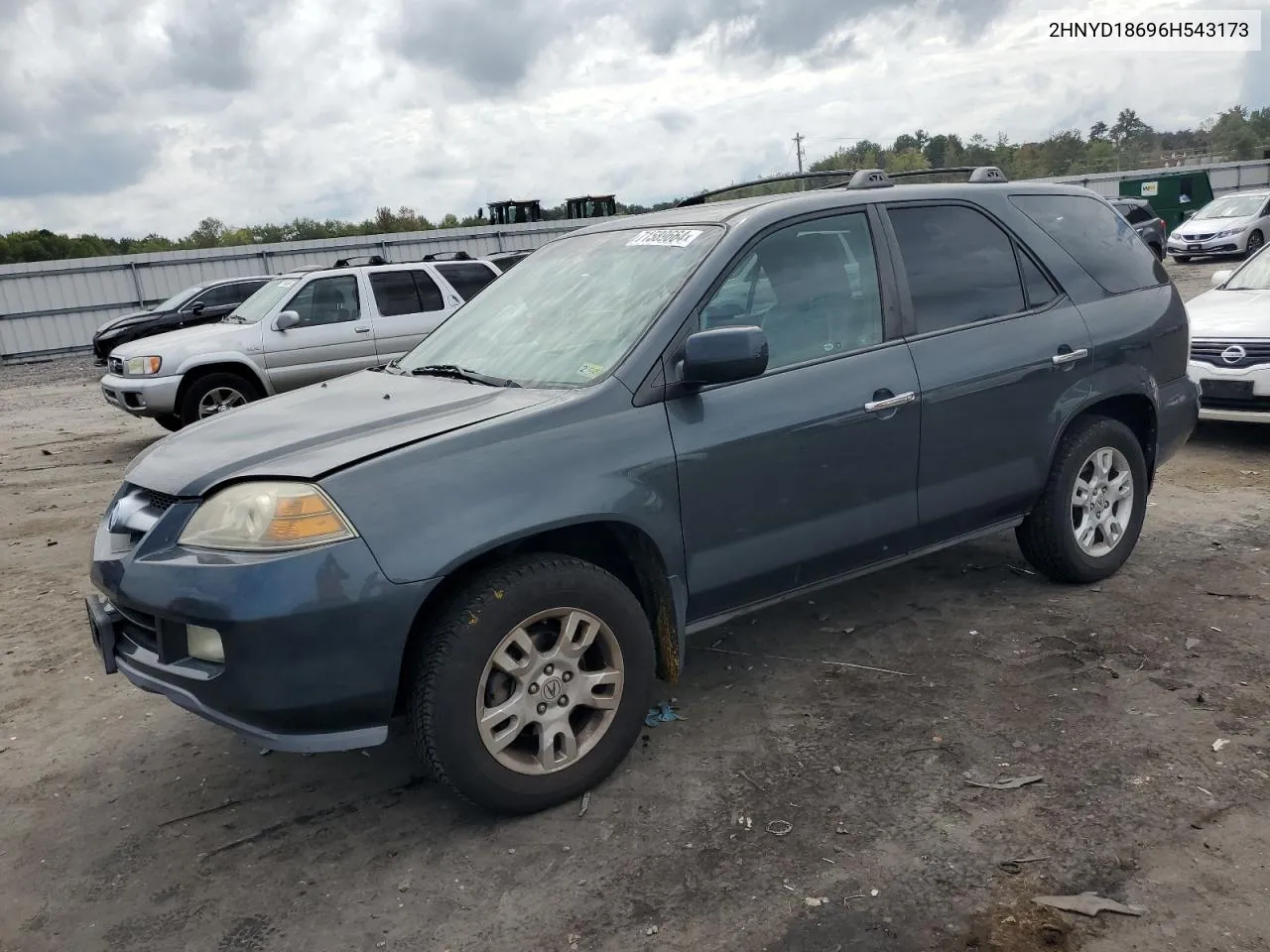 2006 Acura Mdx Touring VIN: 2HNYD18696H543173 Lot: 71589664