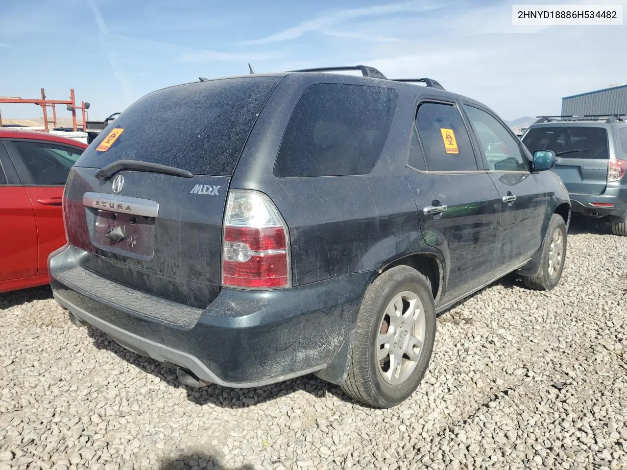 2006 Acura Mdx Touring VIN: 2HNYD18886H534482 Lot: 72738384