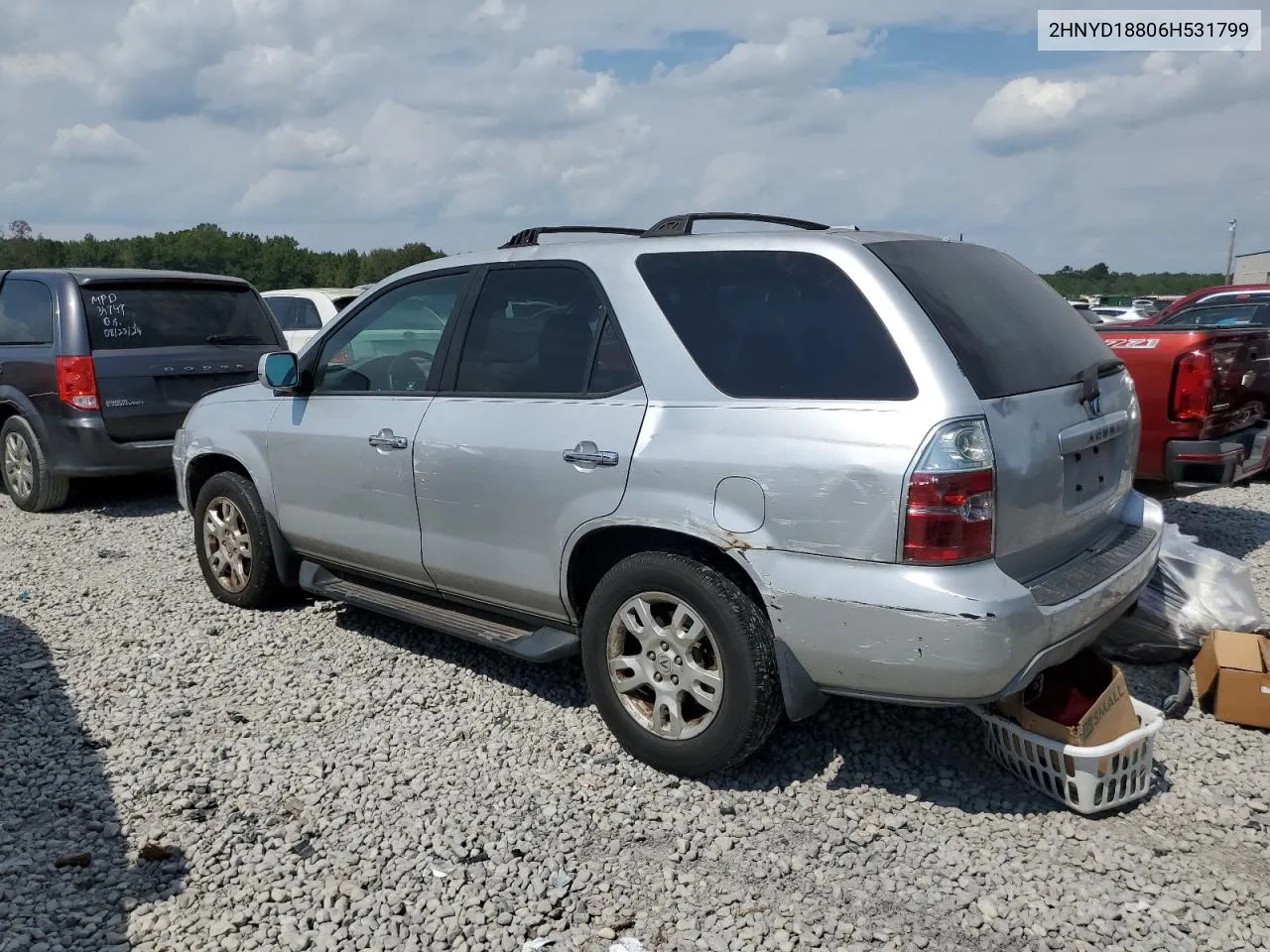 2006 Acura Mdx Touring VIN: 2HNYD18806H531799 Lot: 72768104