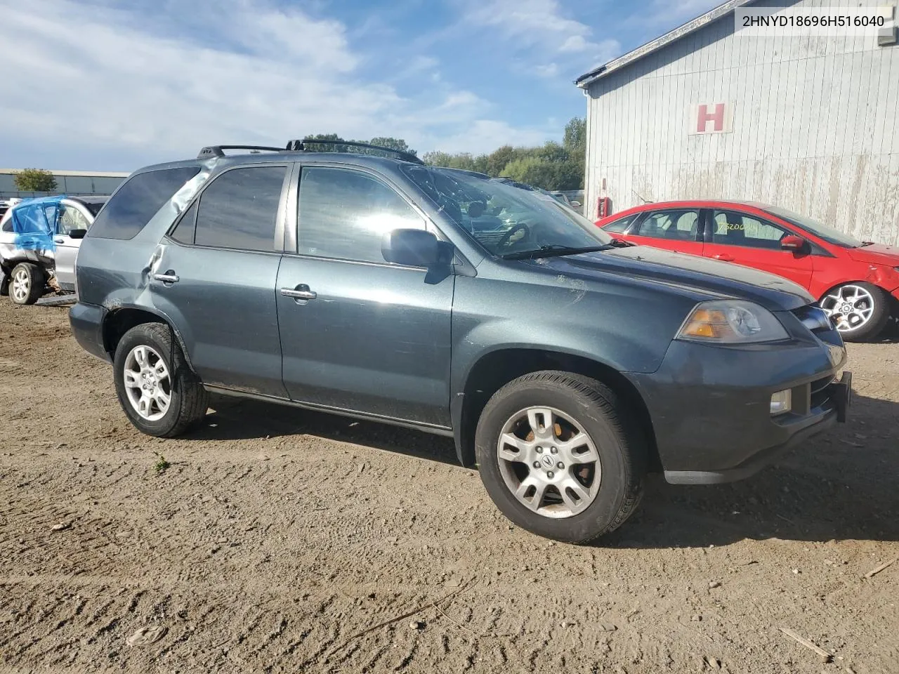 2006 Acura Mdx Touring VIN: 2HNYD18696H516040 Lot: 72935074