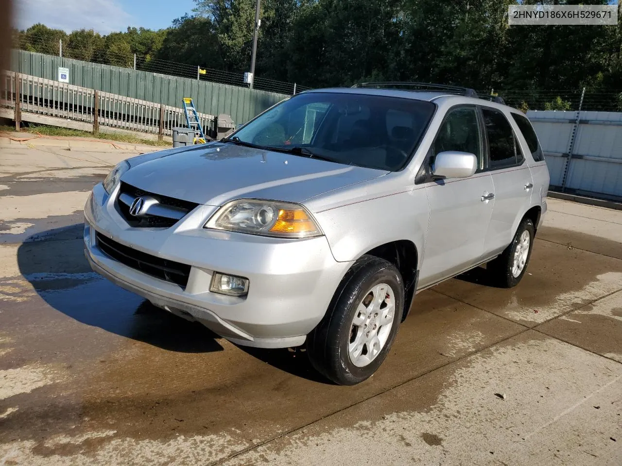 2006 Acura Mdx Touring VIN: 2HNYD186X6H529671 Lot: 73496694