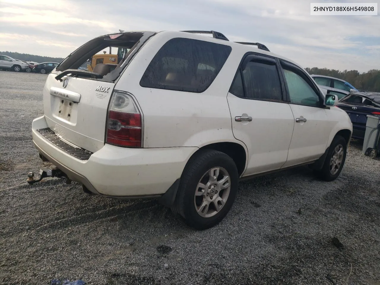 2006 Acura Mdx Touring VIN: 2HNYD188X6H549808 Lot: 73680974